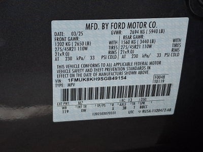 2025 Ford Explorer ST-Line