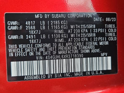 2024 Subaru Crosstrek Limited