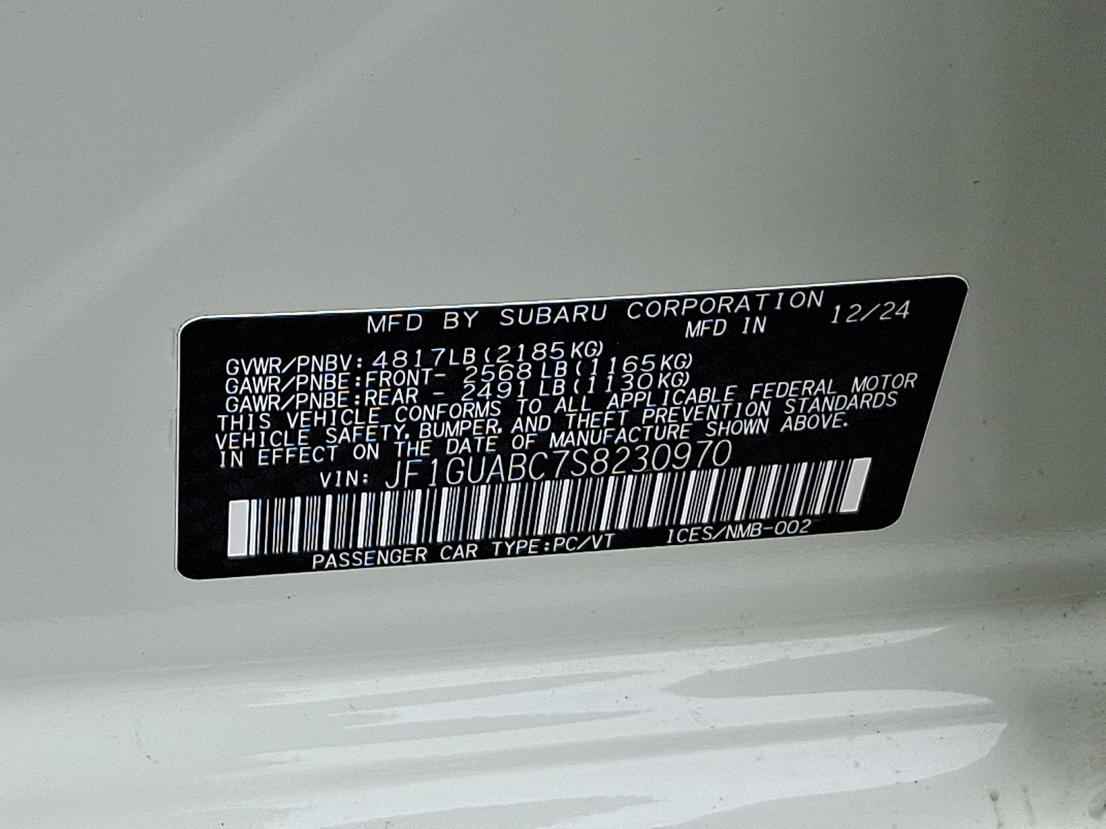 2025 Subaru Impreza Base 5-Door