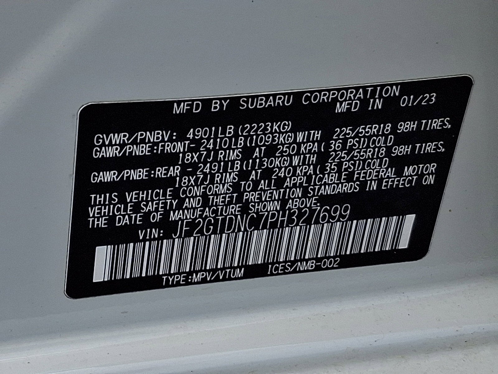 2023 Subaru Crosstrek Hybrid