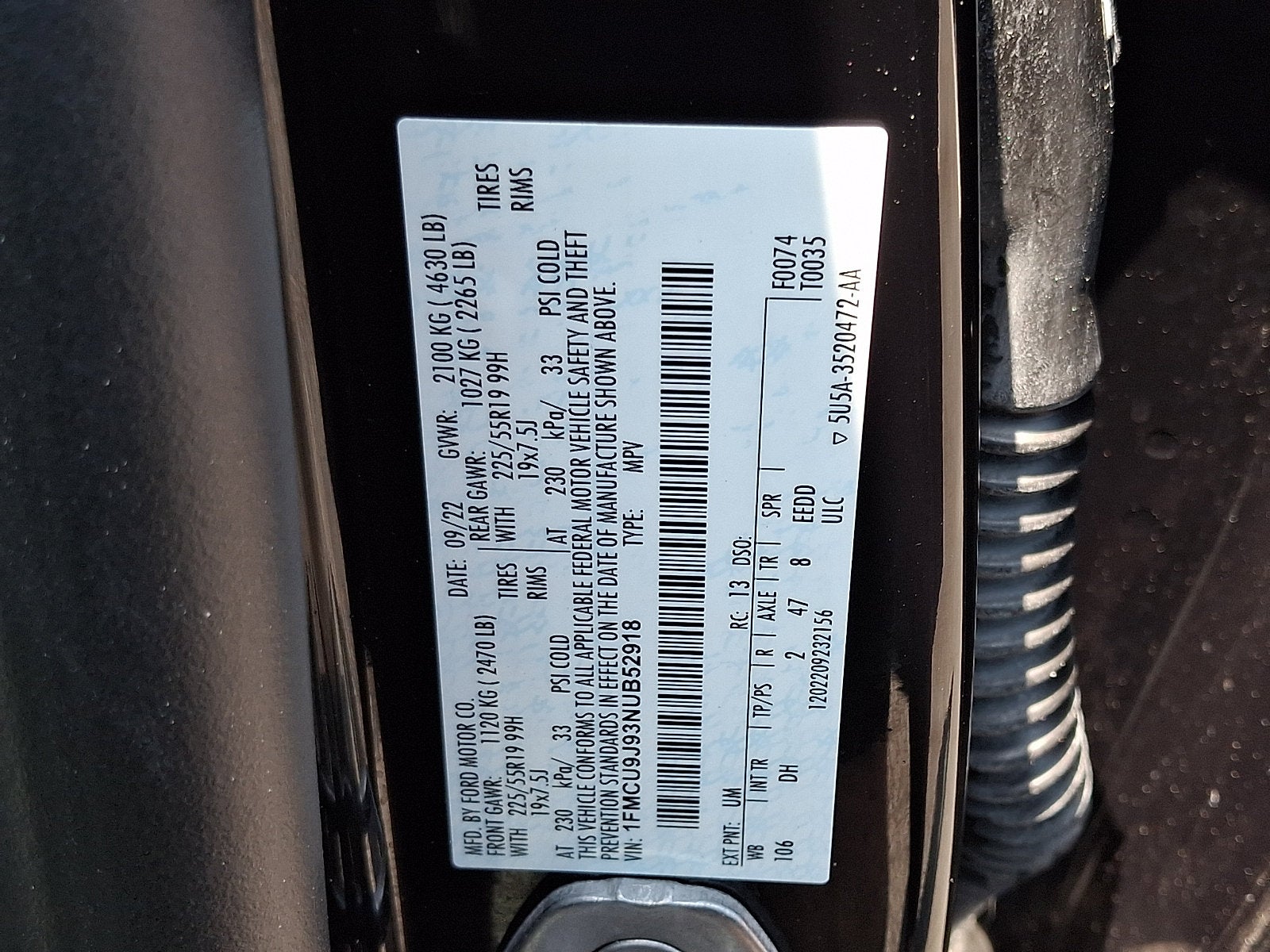 2022 Ford Escape Titanium