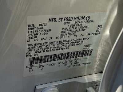 2022 Ford Mustang Mach-E Select