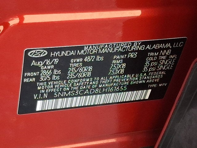 2020 Hyundai Santa Fe SEL