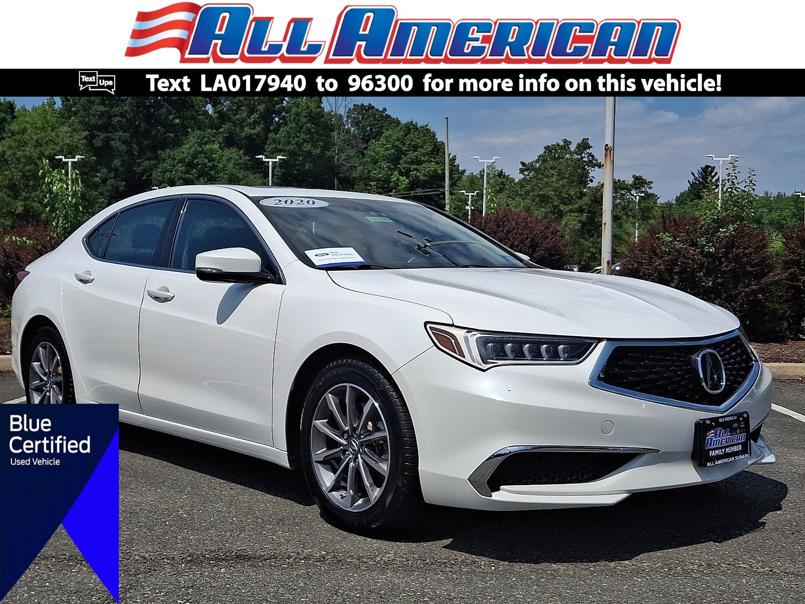 2020 Acura TLX w/Technology Pkg