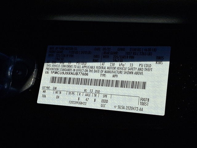 2022 Ford Escape Titanium