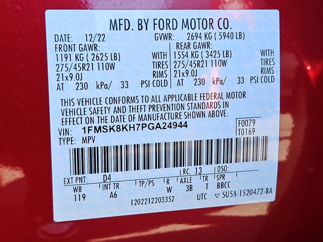 2023 Ford Explorer ST-Line