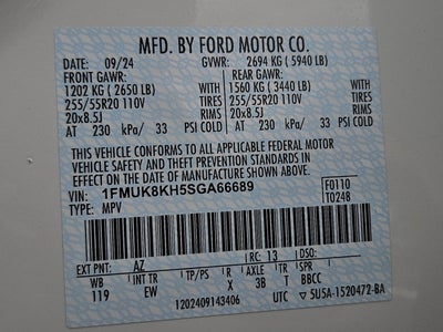 2025 Ford Explorer ST-Line