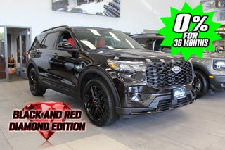 2026 Ford Explorer Black and Red Diamond Edition