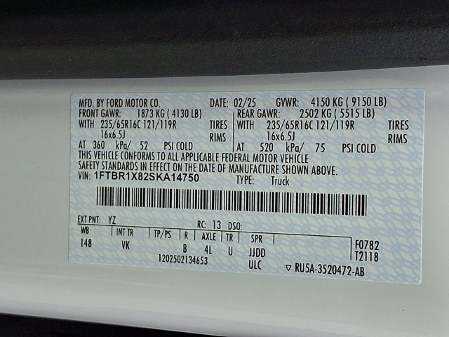 2025 Ford Transit-250 XL