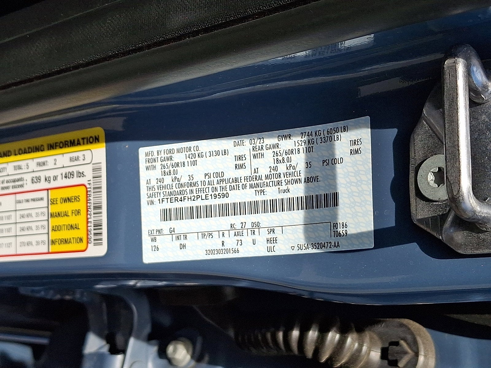2023 Ford Ranger LARIAT