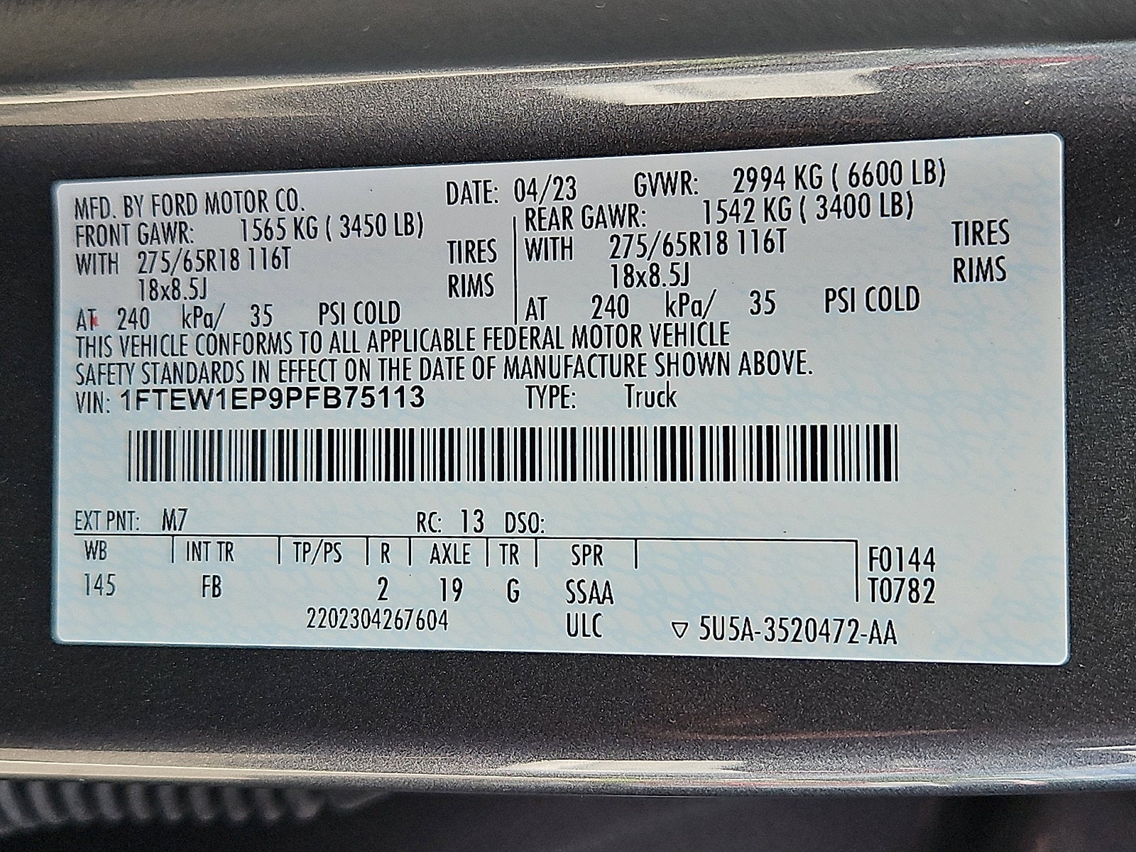 2023 Ford F-150 XLT
