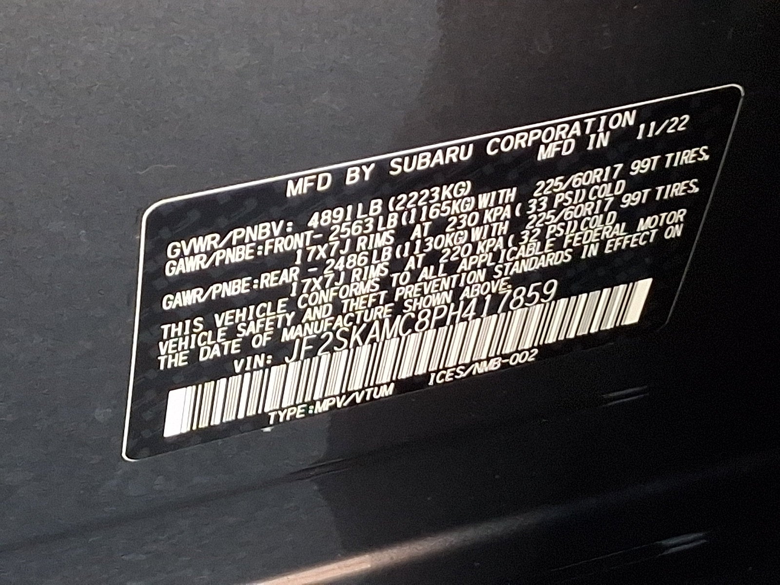 2023 Subaru Forester Wilderness