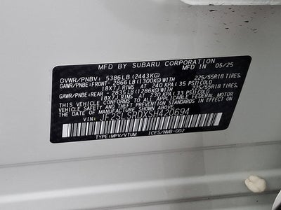 2025 Subaru Forester Hybrid Limited Hybrid