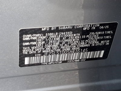 2025 Subaru Forester Hybrid Touring Hybrid