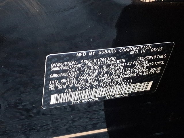 2025 Subaru Forester Hybrid Touring Hybrid