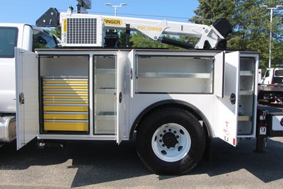 2024 Ford Open Service Utility 11 FT Crane Super Cab F750 4x4