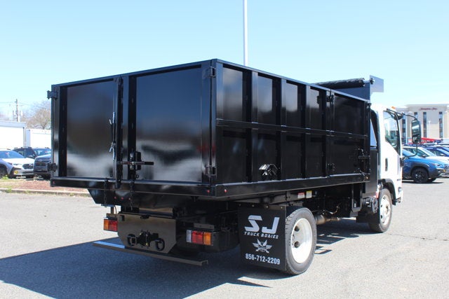 2026 Isuzu Landscape Dump NPR 12 FT Steel Landscape Body with Steel Backpack