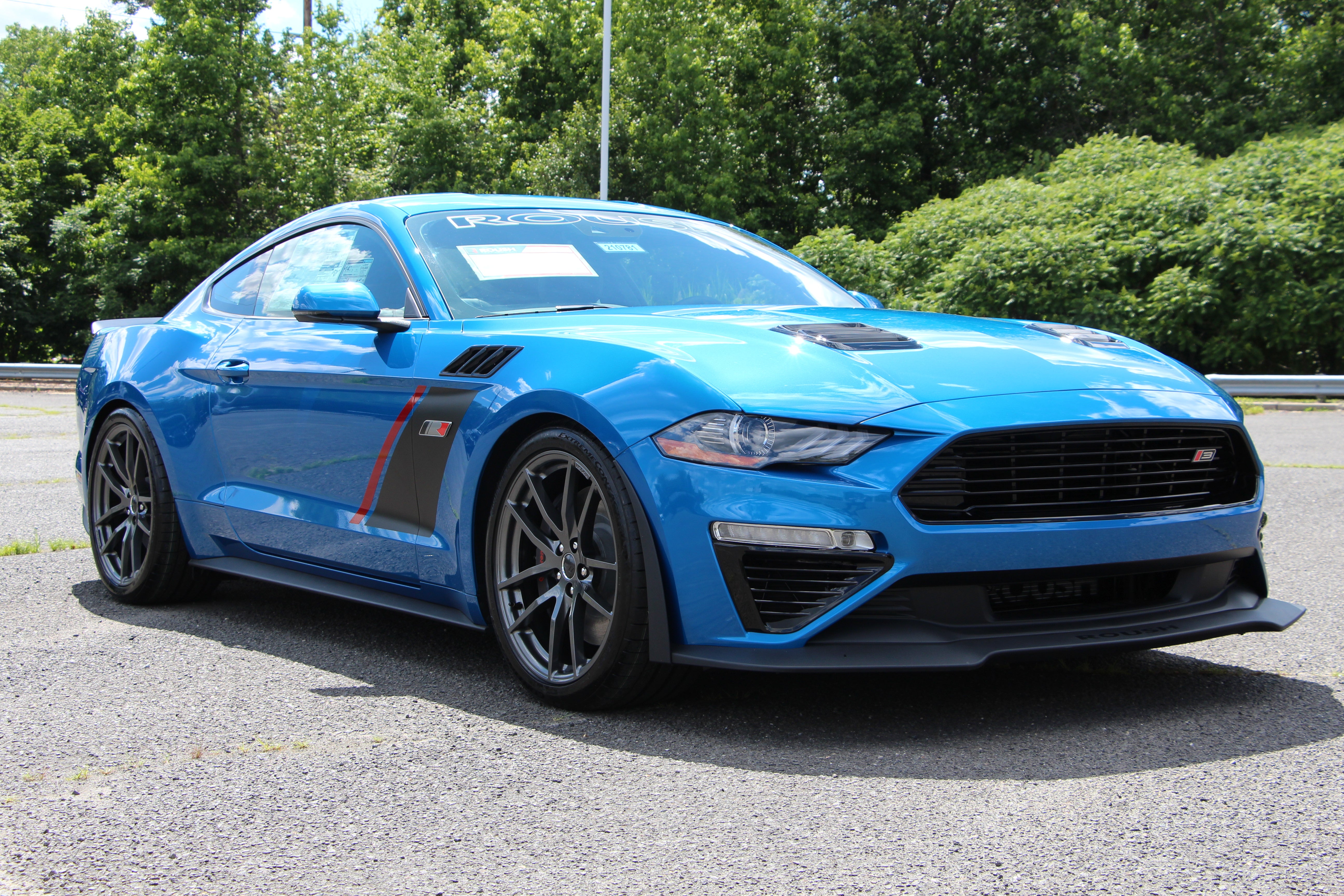 Blue ROUSH Mustang at All American Auto Group in Old Bridge NJ