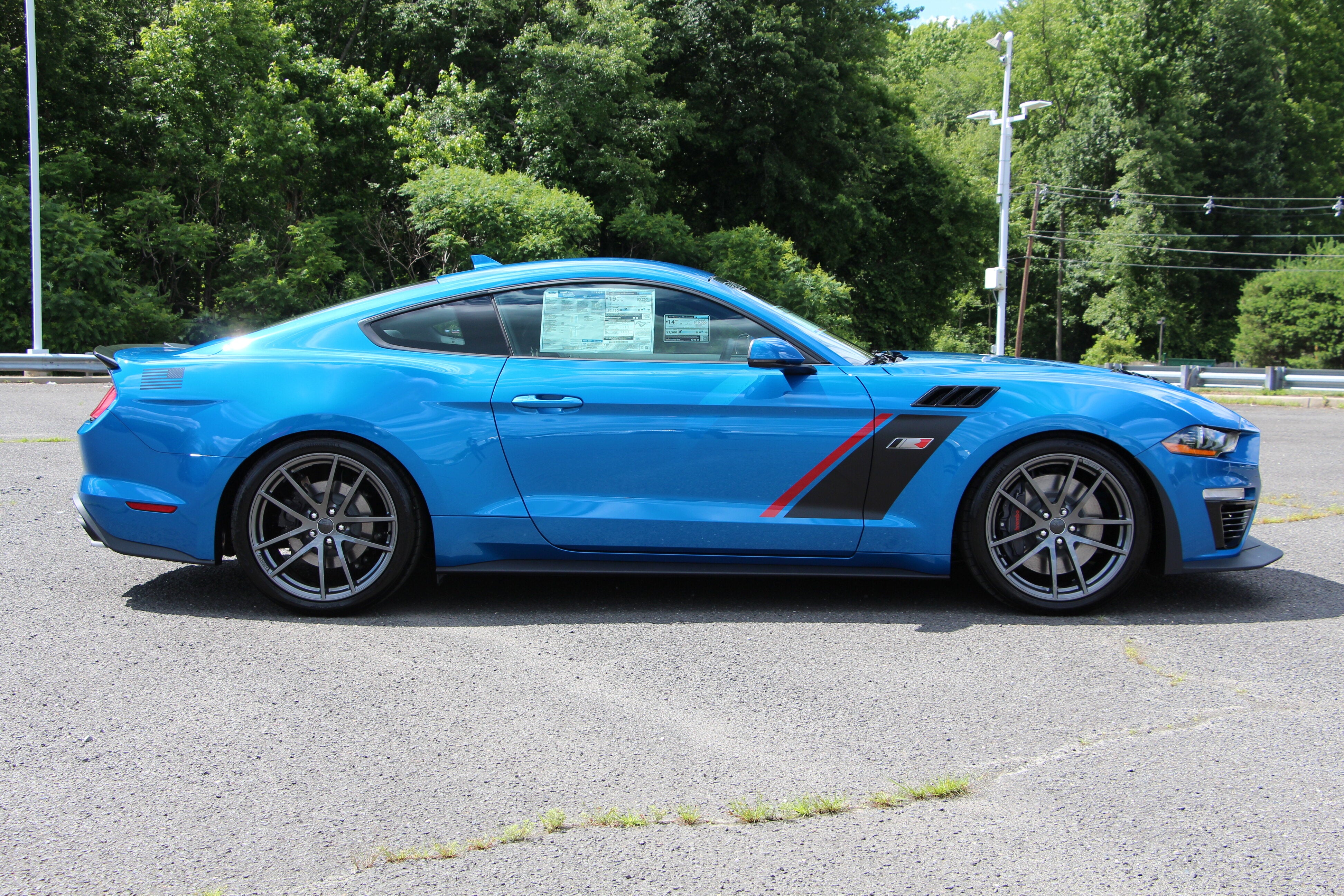 Blue ROUSH Mustang at All American Auto Group in Old Bridge NJ