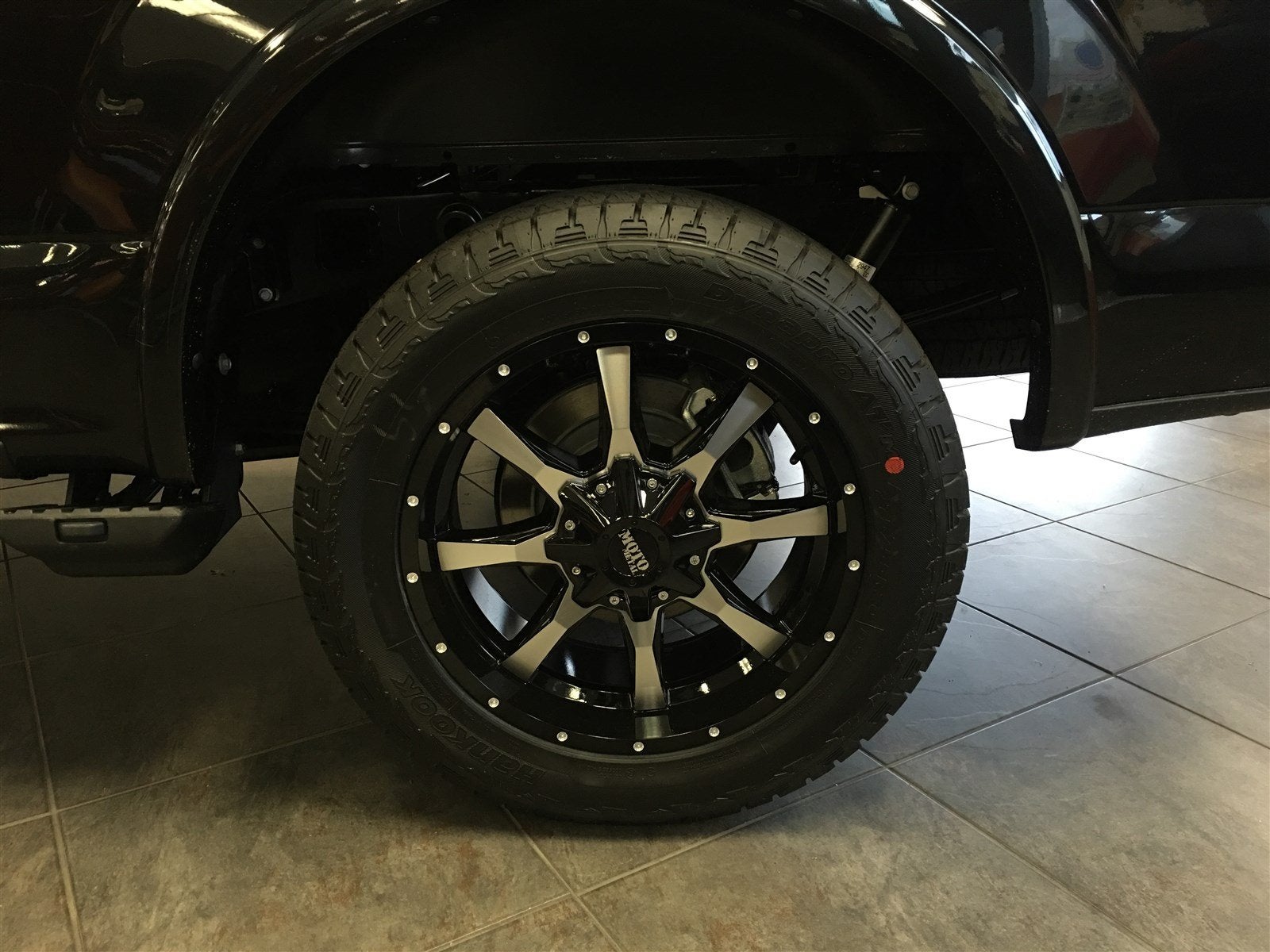 Custom Black and Silver Rims at All American Auto Group in Old Bridge NJ