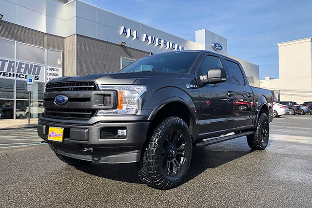 Custom Gray Lifted F-150 at All American Auto Group in Old Bridge NJ