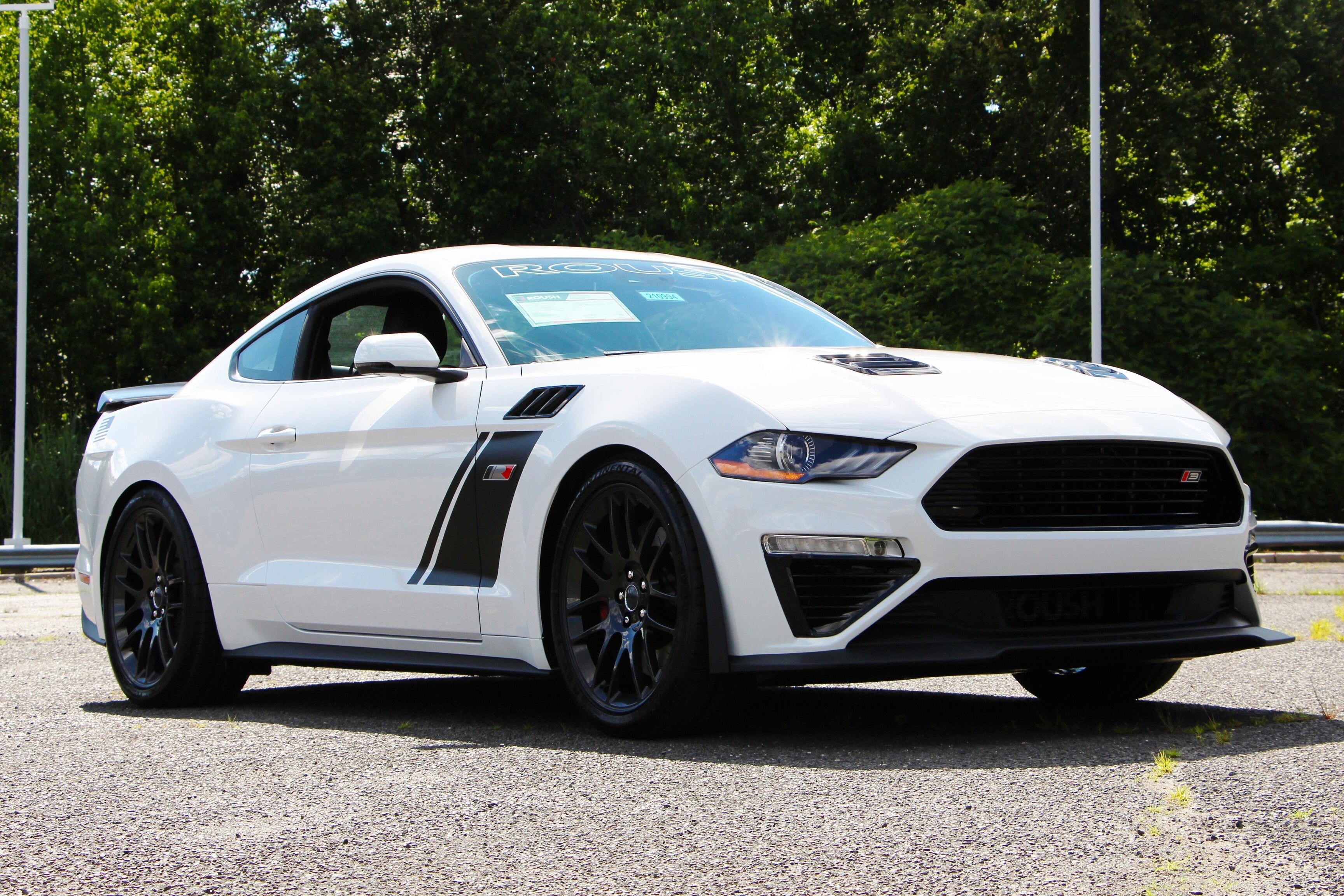White ROUSH Mustang at All American Auto Group in Old Bridge NJ